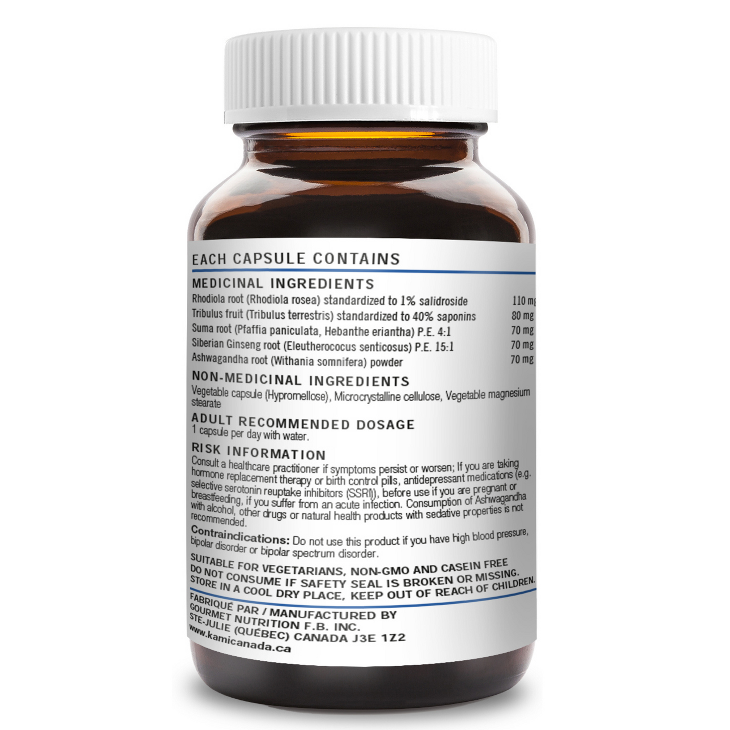 KAMA | Stress & Concentration | 60 capsules