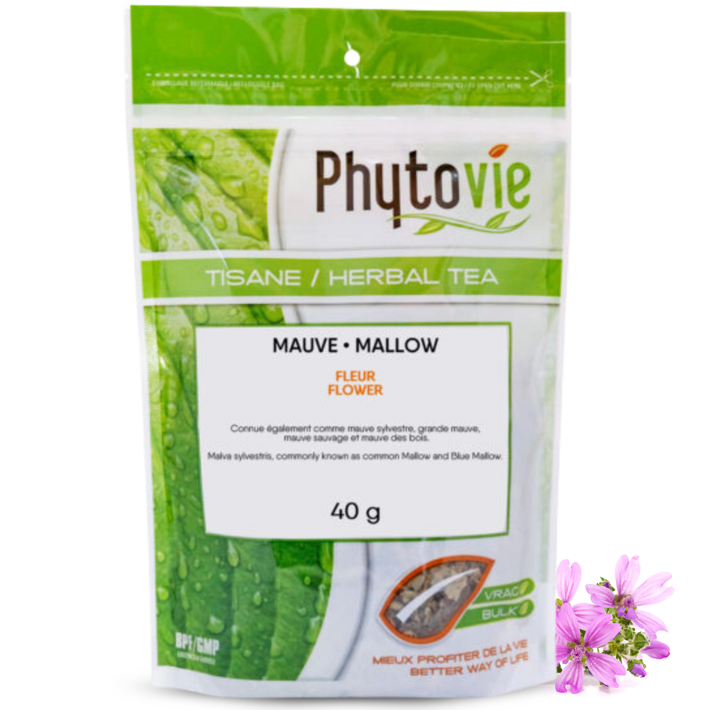 Mauve fleur | 40 grammes