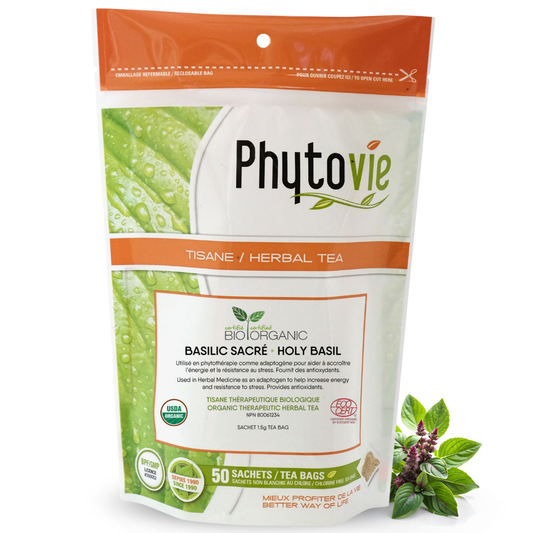 Basilic sacré BIO | Énergie & résistance au stress | 50 sachets