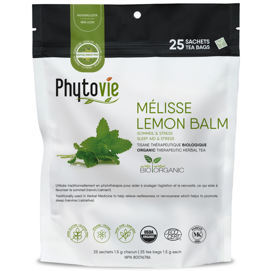 Mélisse BIO | Sommeil & stress | 25 Sachets