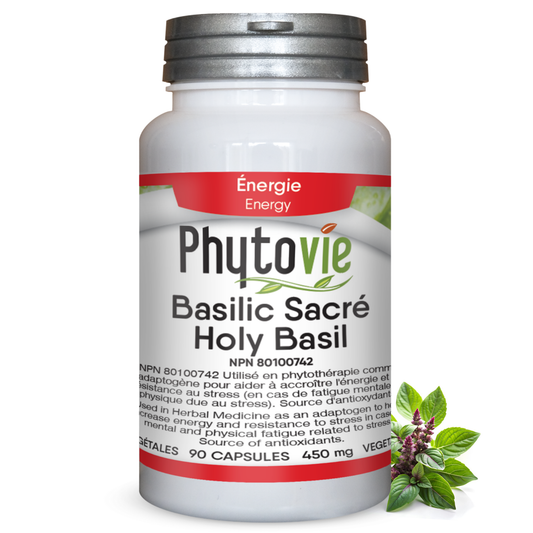 Basilic sacré| Fatigue & stress | 90 Capsules