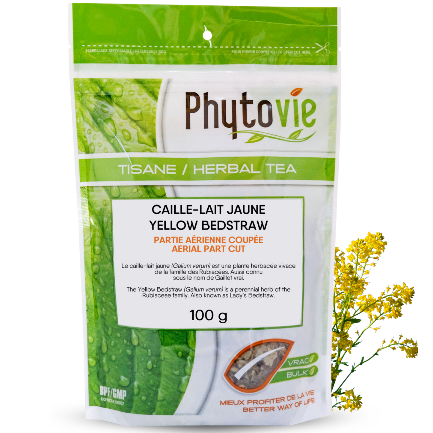 Caille-lait jaune |100 grammes