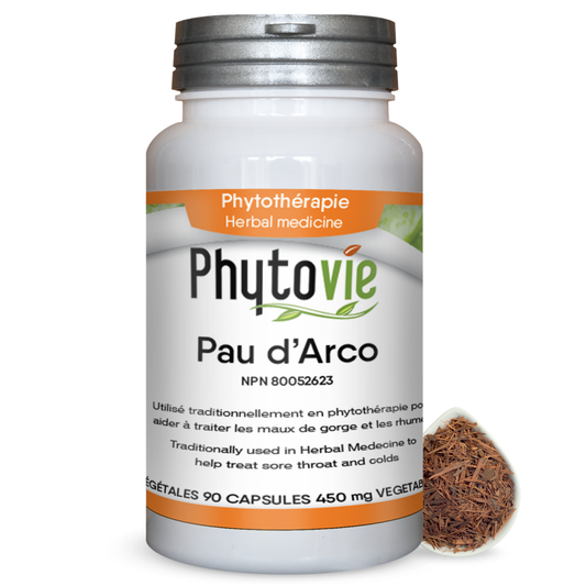 Pau d’arco | Maux de gorge | 90 capsules