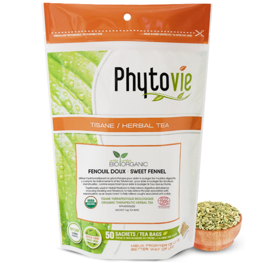 Fenouil doux BIO | Ballonnement & flatulence | 50 Sachets
