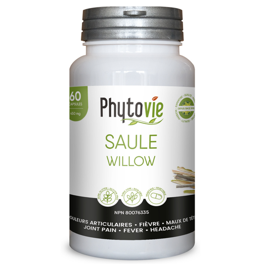 Saule | Maux de tête| Douleurs articulaires | 60 capsules