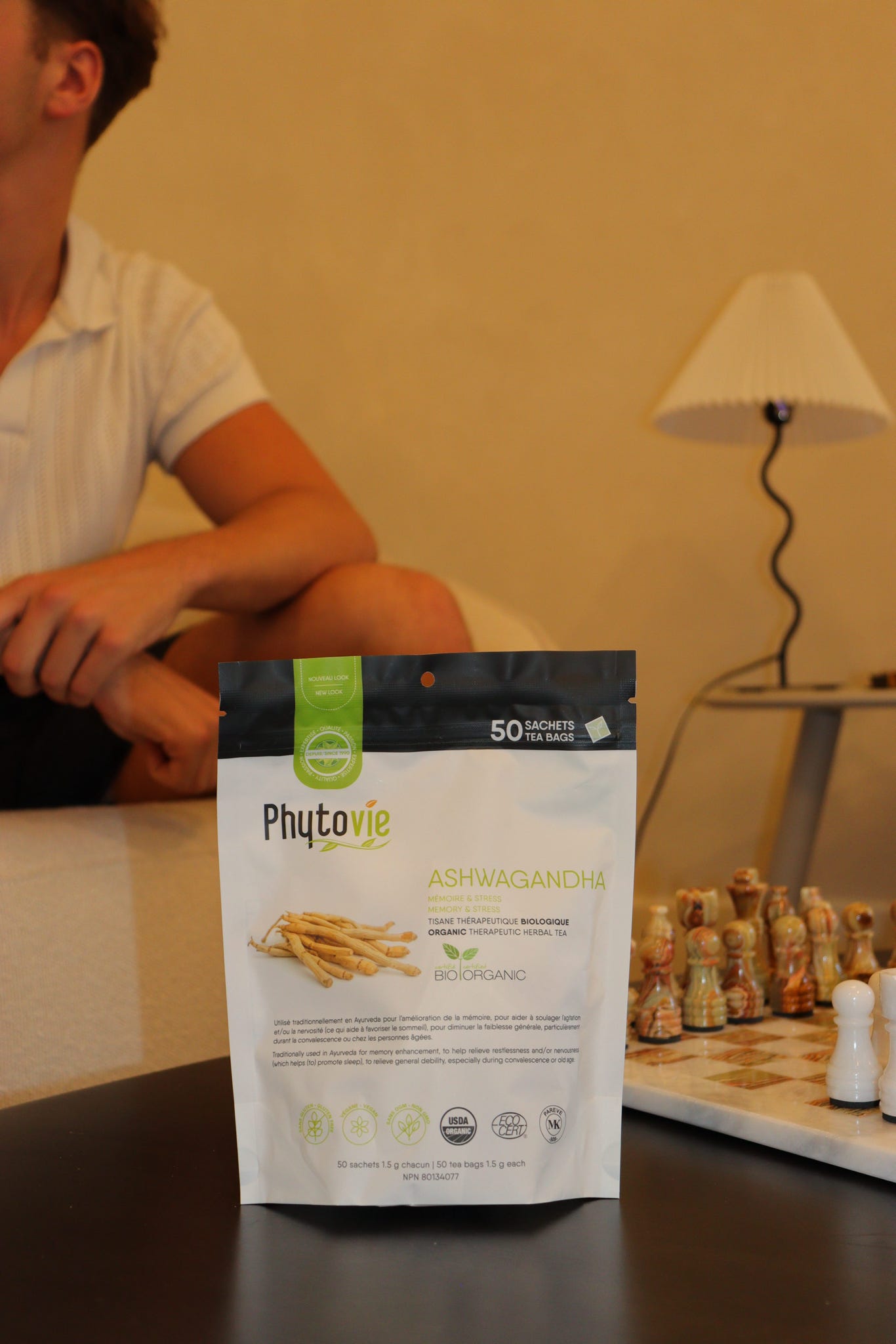 Ashwagandha BIO | Mémoire & stress | 50 sachets