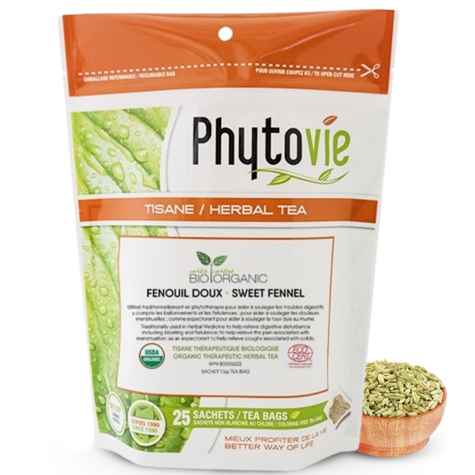 Fenouil doux BIO | Ballonnement & flatulence | 25 Sachets