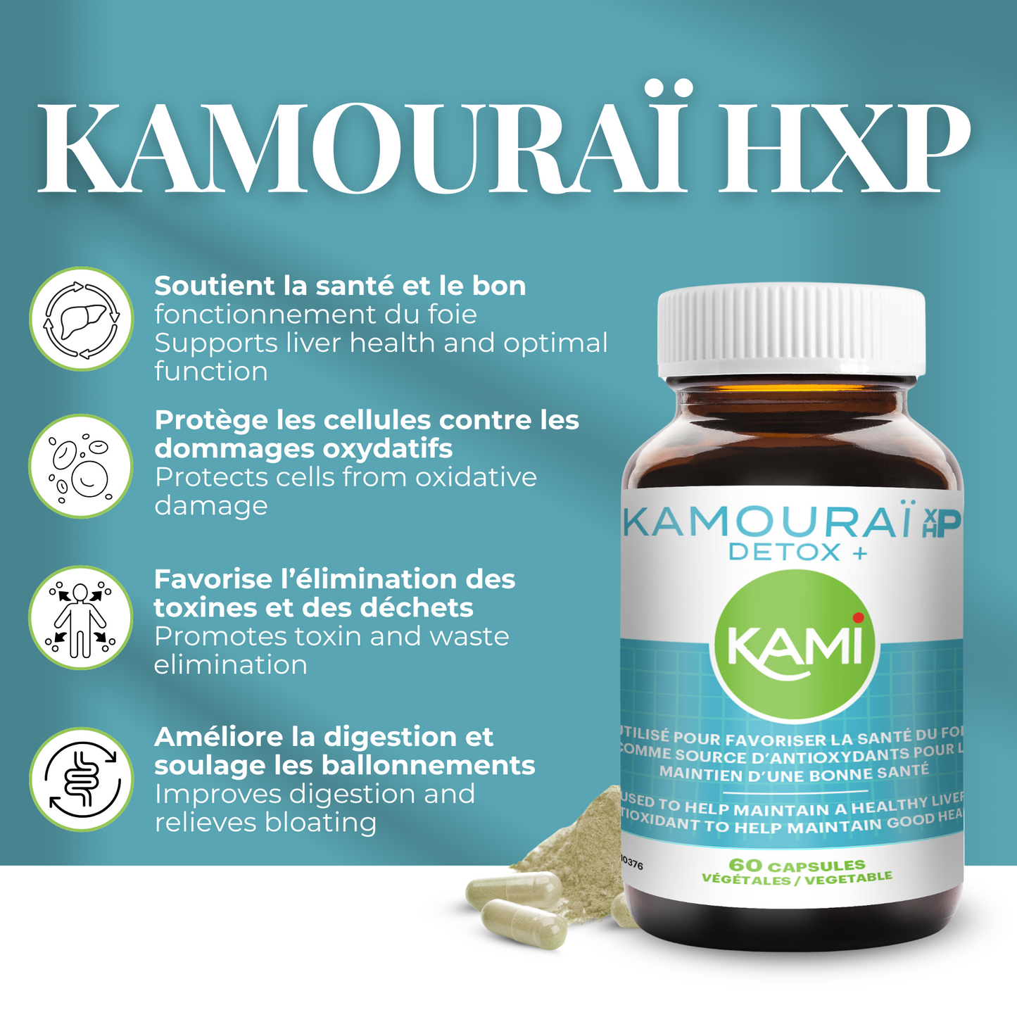 KAMOURAÏ XHP | Liver Health | 60 Capsules