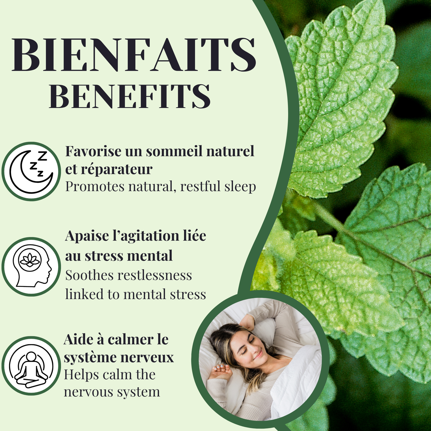 Mélisse | Sommeil & Stress | 90 capsules