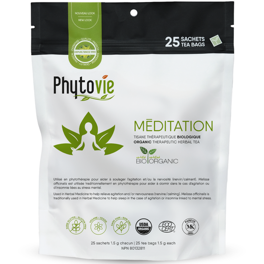 Méditation BIO | Détente mentale | 25 Sachets