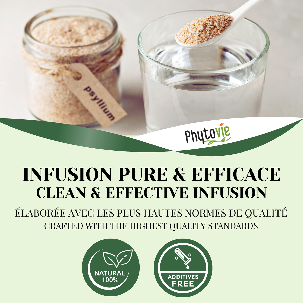 Psyllium cosse | Laxatif | 100 grammes