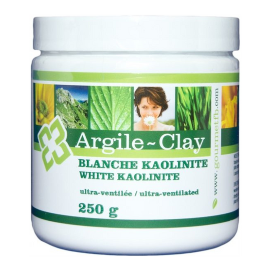 Argile blanche kaolinite ultra ventilée | 250 grammes