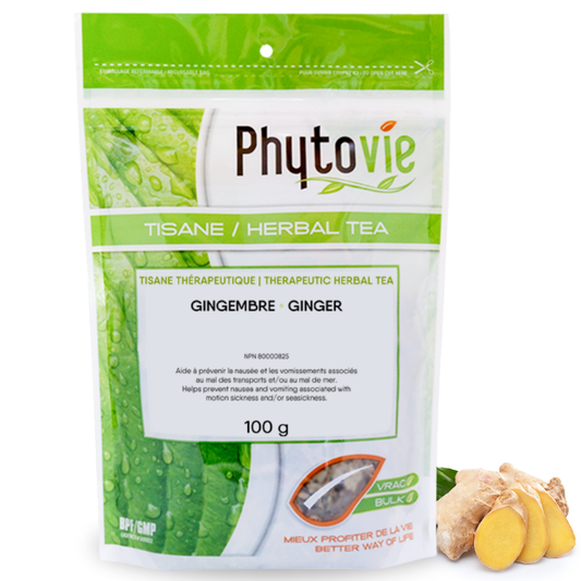 Gingembre | Mal des transports | 100 grammes