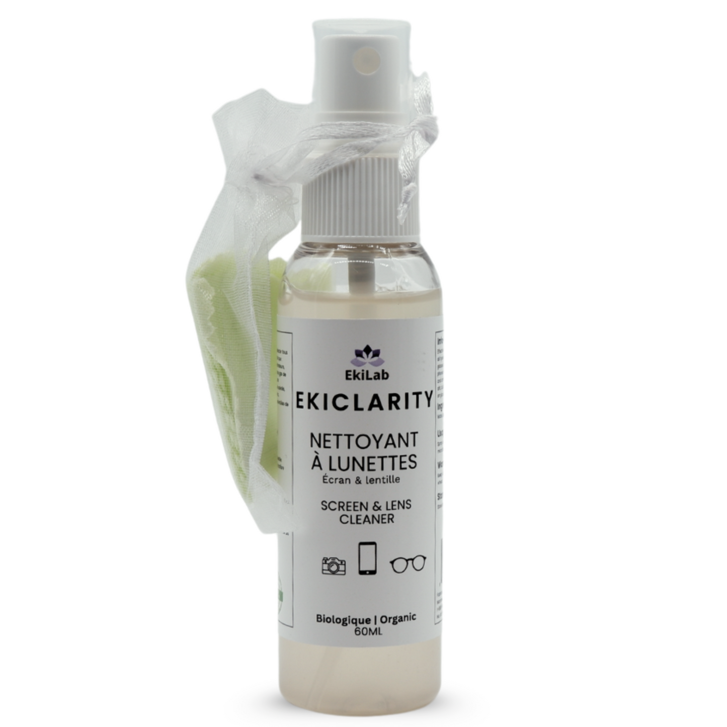 Ekiclarity | Nettoyant à lunettes | 60 ml