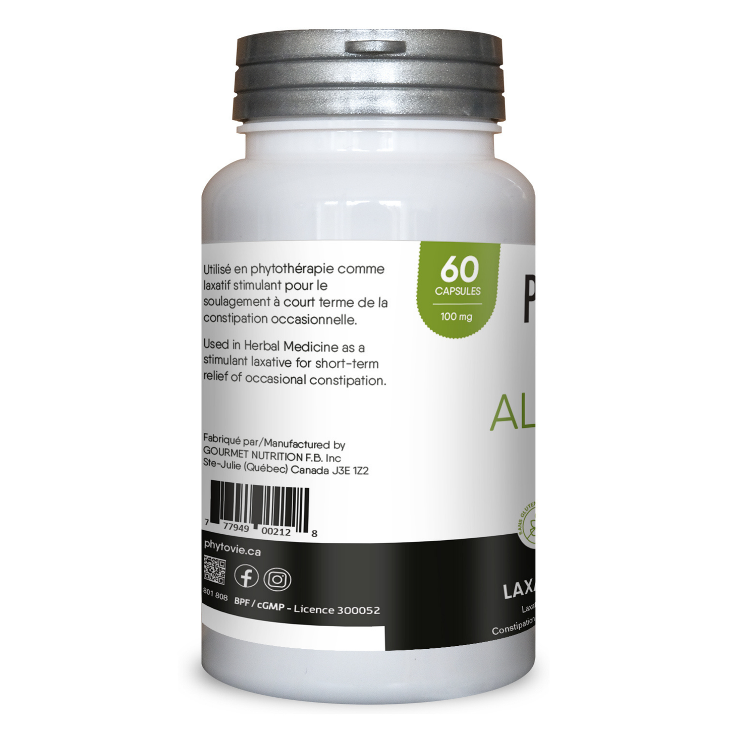 Aloe Vera | Laxatif | | 60 capsules