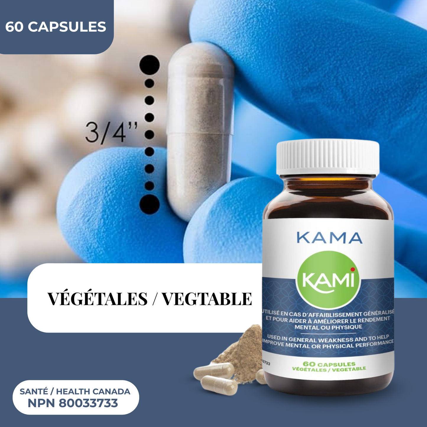 KAMA | Stress & Concentration | 60 capsules