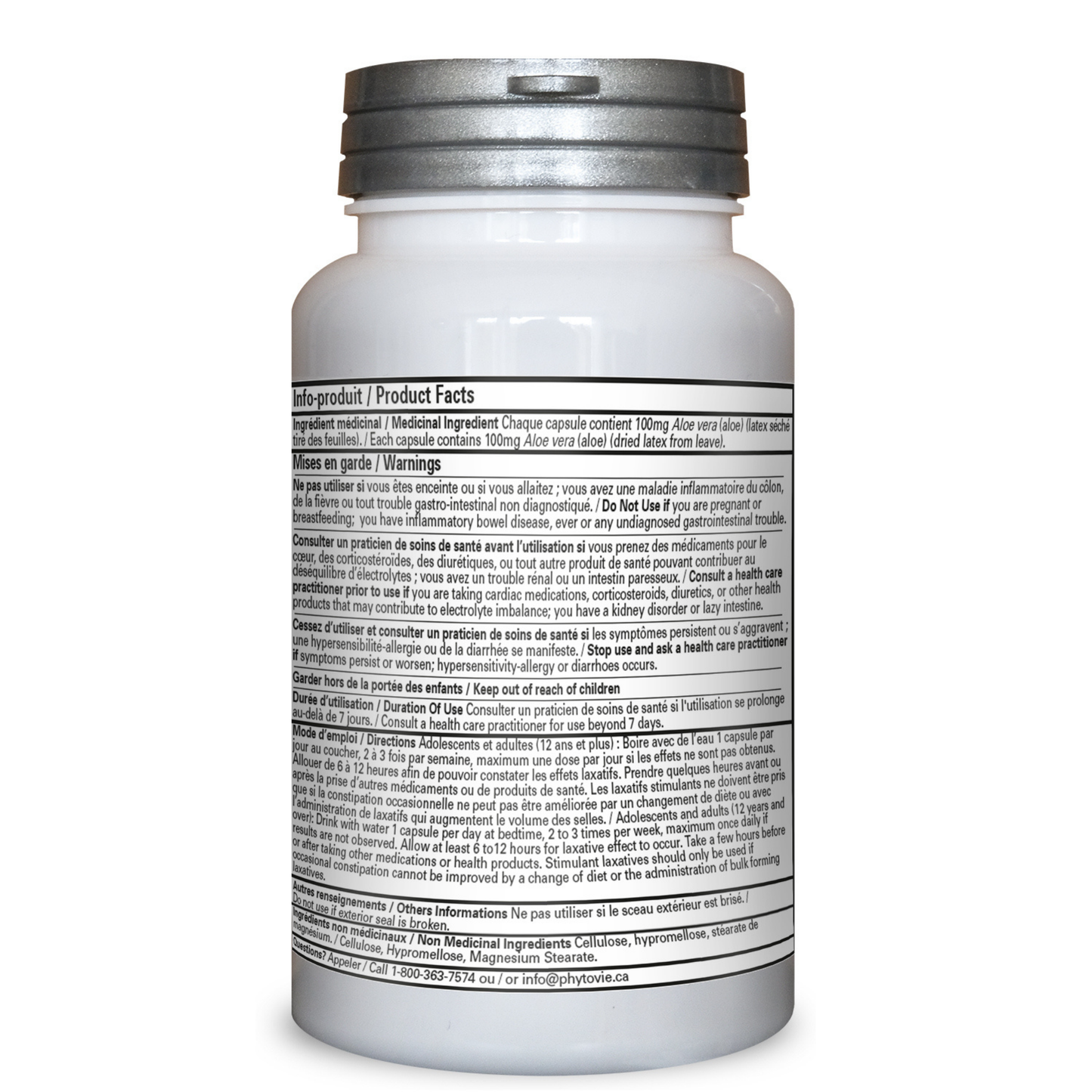 Aloe Vera | Laxatif | | 60 capsules