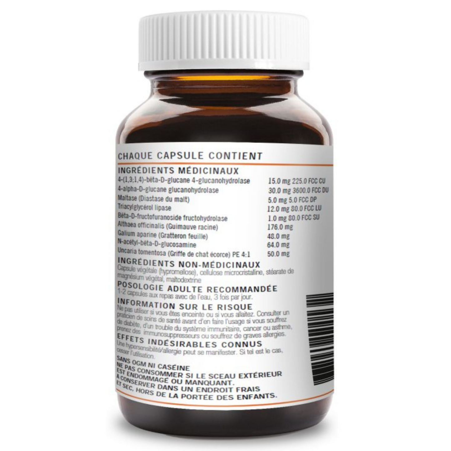 Kamizym-U | Heartburn Relief | 120 Capsules