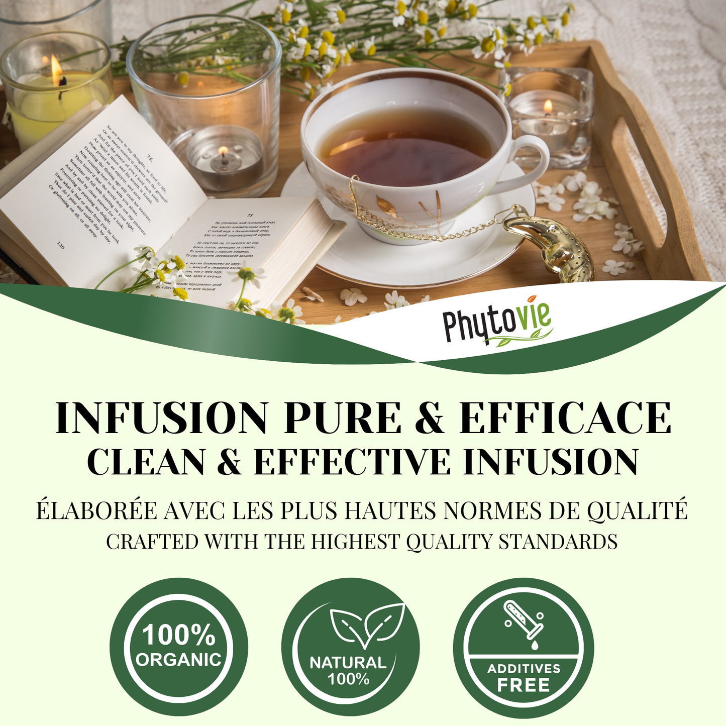 Camomille BIO | Calmant & Digestif | 50 Sachets