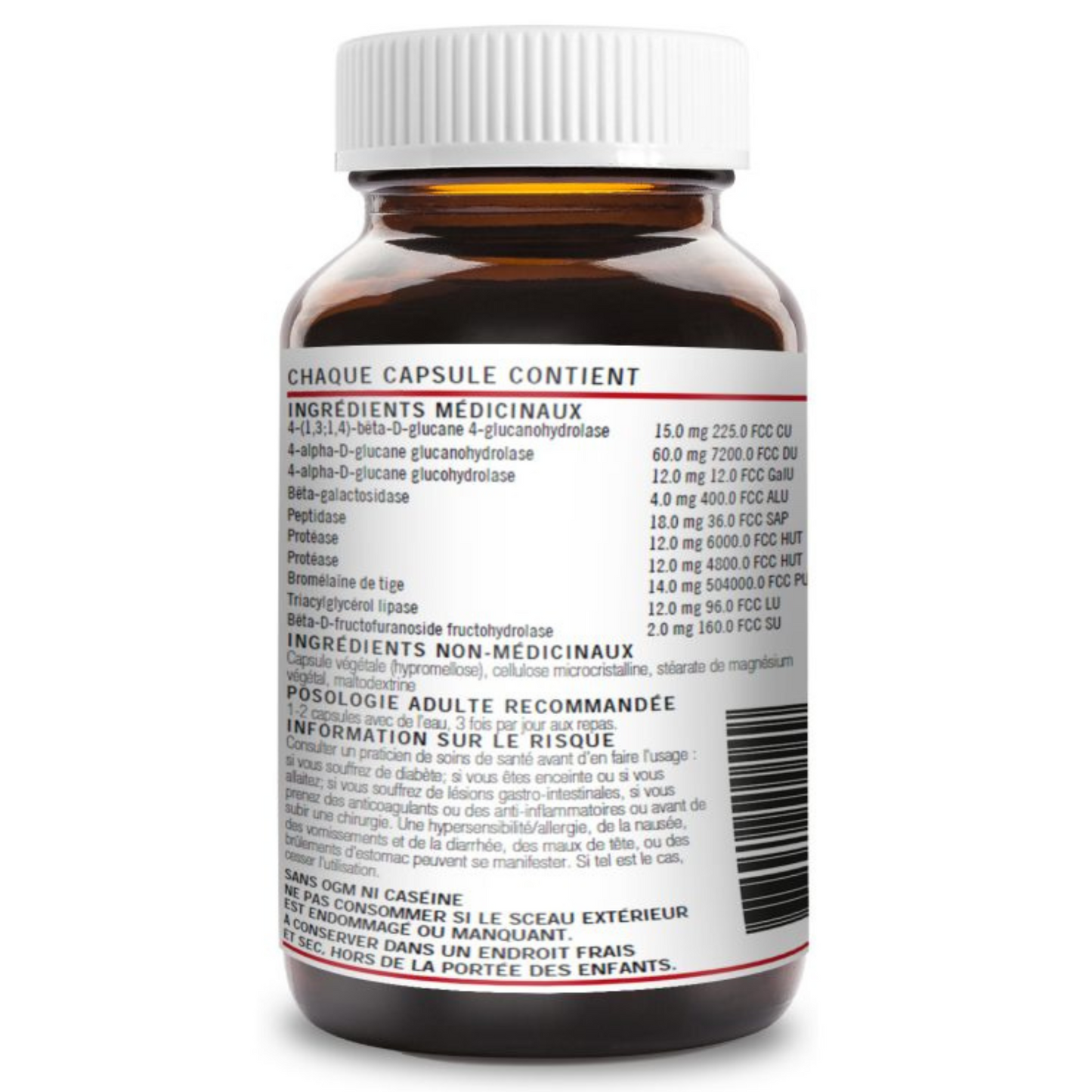 Kamizym + | Digestion, bloating & intestinal gas | 120 capsules