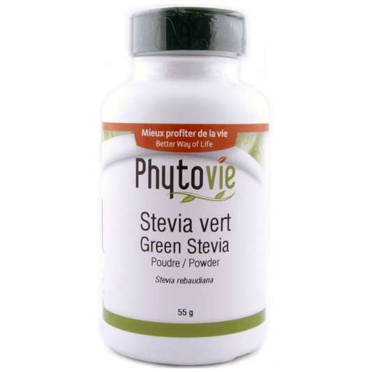 Stévia vert rebaudiana | Édulcorant | 55 grammes