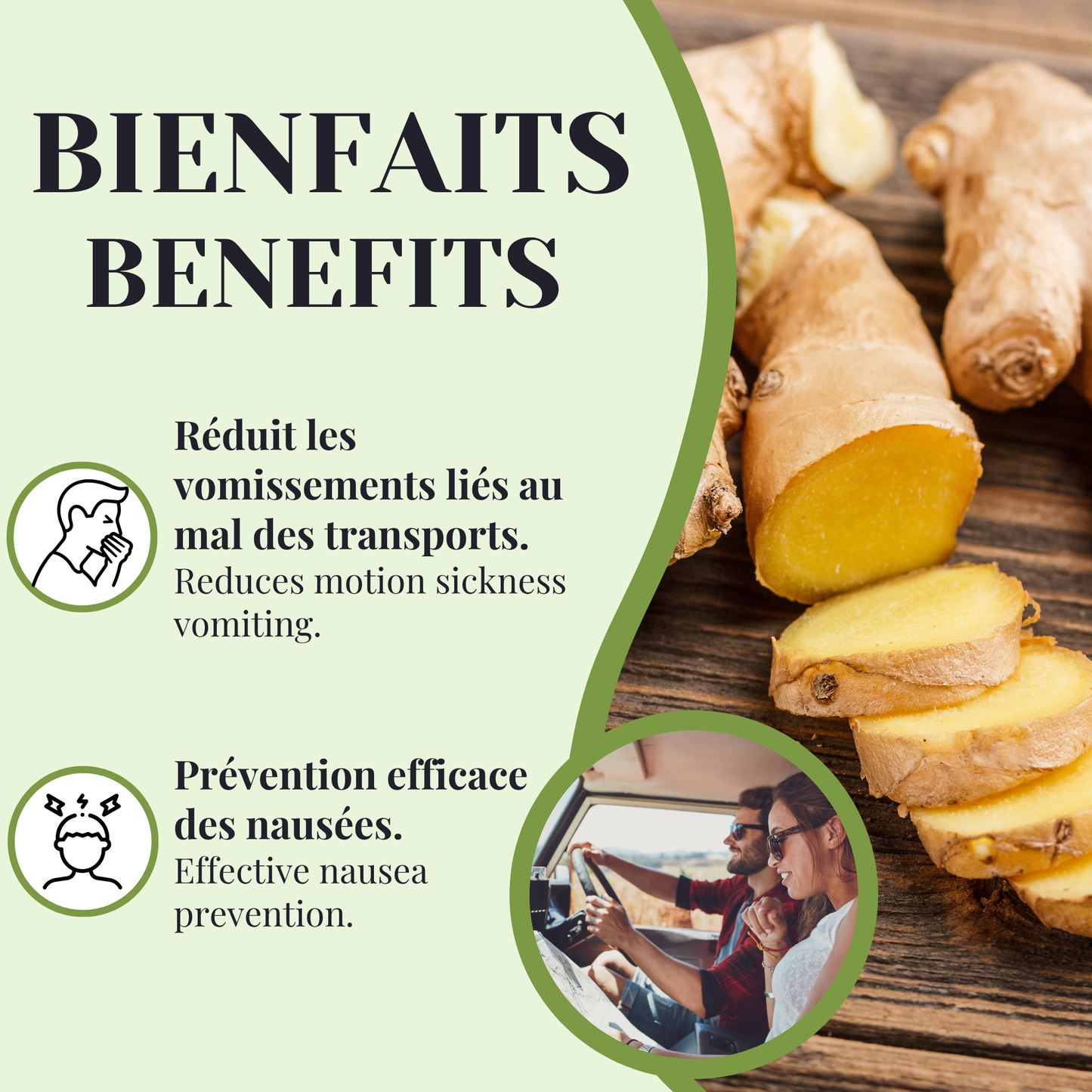 Gingembre BIO | Mal des transports | 25 Sachets