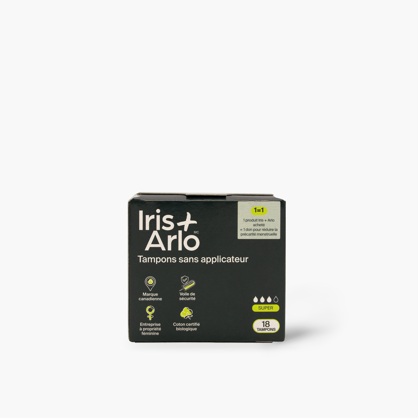 Tampons sans applicateur 100 % coton biologique (18)