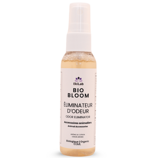 Bio Bloom | Éliminateur d'odeur animaux | Citron | 60 ml