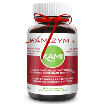 KAMIZYM + | Digestion, bloating & intestinal gas | 60 capsules