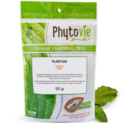 Plantain feuille 50 grammes
