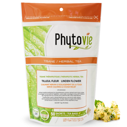 Tilleul fleur | Calmant nervin & soulagement de la toux | 50 Sachets