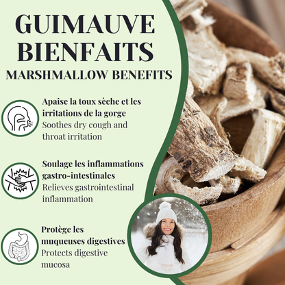 Guimauve | Émollient | 100 grammes