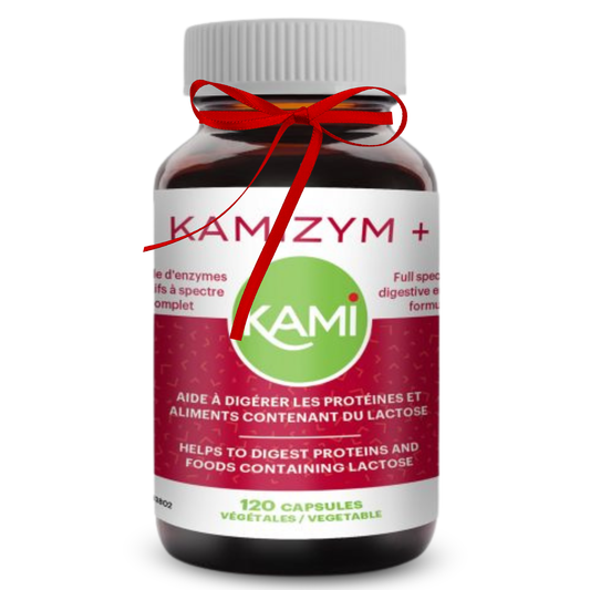 Kamizym + | Digestion, bloating & intestinal gas | 120 capsules 