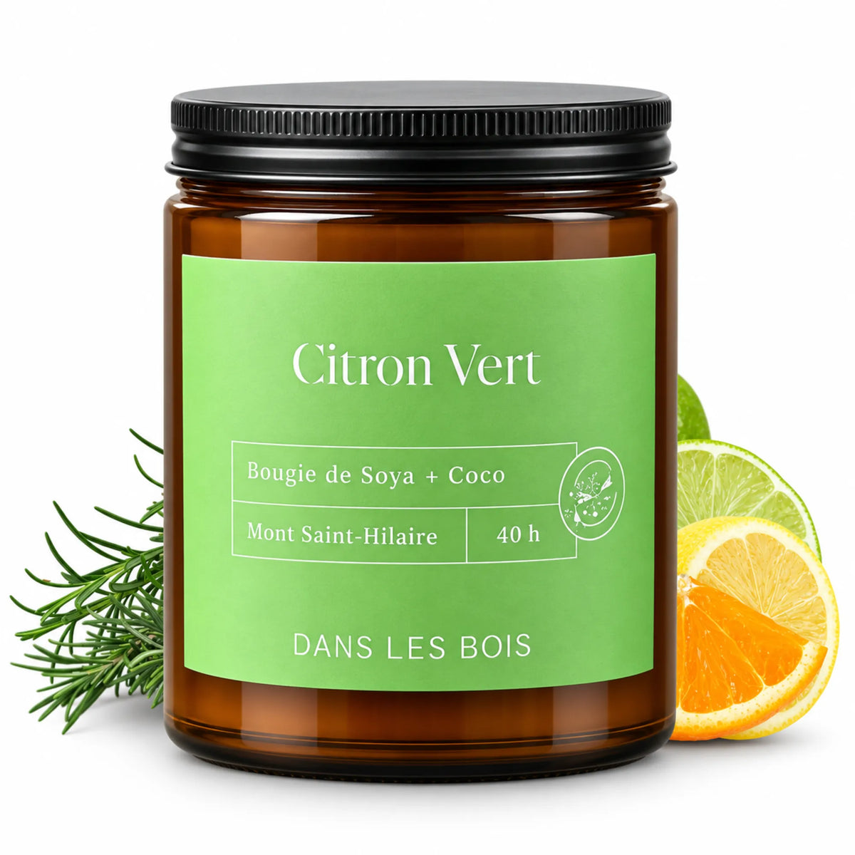 Bougie Citron vert