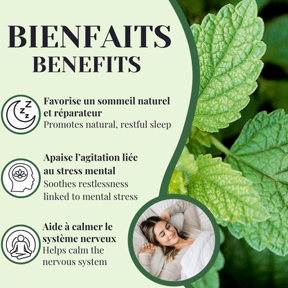 Mélisse | Sommeil & Stress | 90 capsules