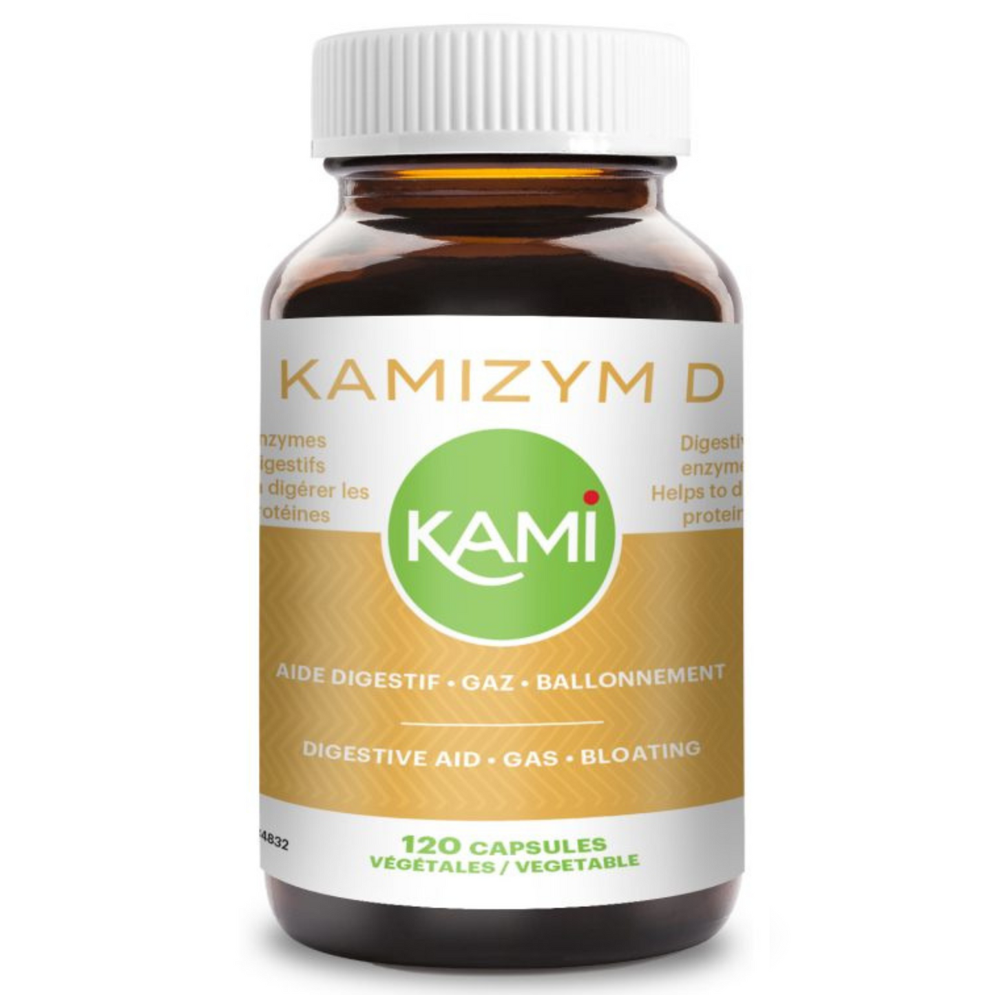 Kamizym-D | Soutien digestif après repas | 120 capsules