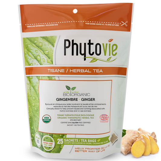 Gingembre BIO | Mal des transports | 25 Sachets