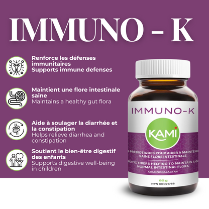 IMMUNO-K | Cold, flu, diarrhea & constipation | 80 grams