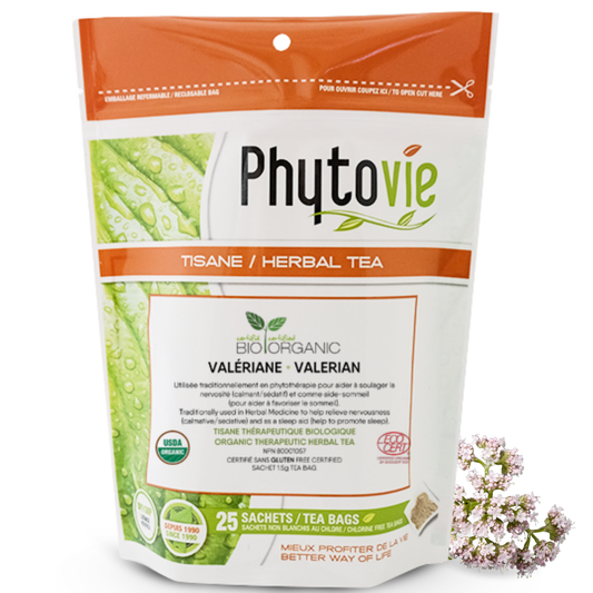 Organic Valerian | Mild sedative | 25 sachets