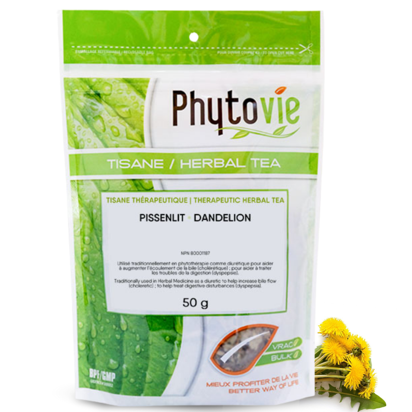 Dandelion Leaf | Diuretic & Digestive | 50 grams