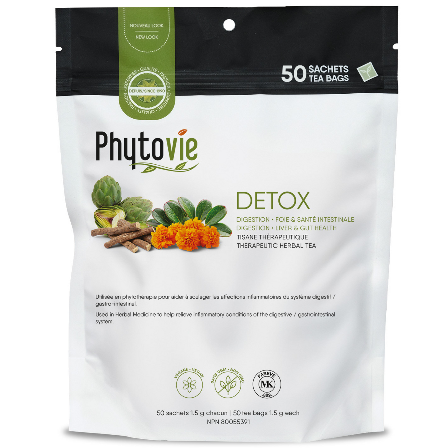 Détox Foie | Équilibre digestif & hépatique 50 Sachets