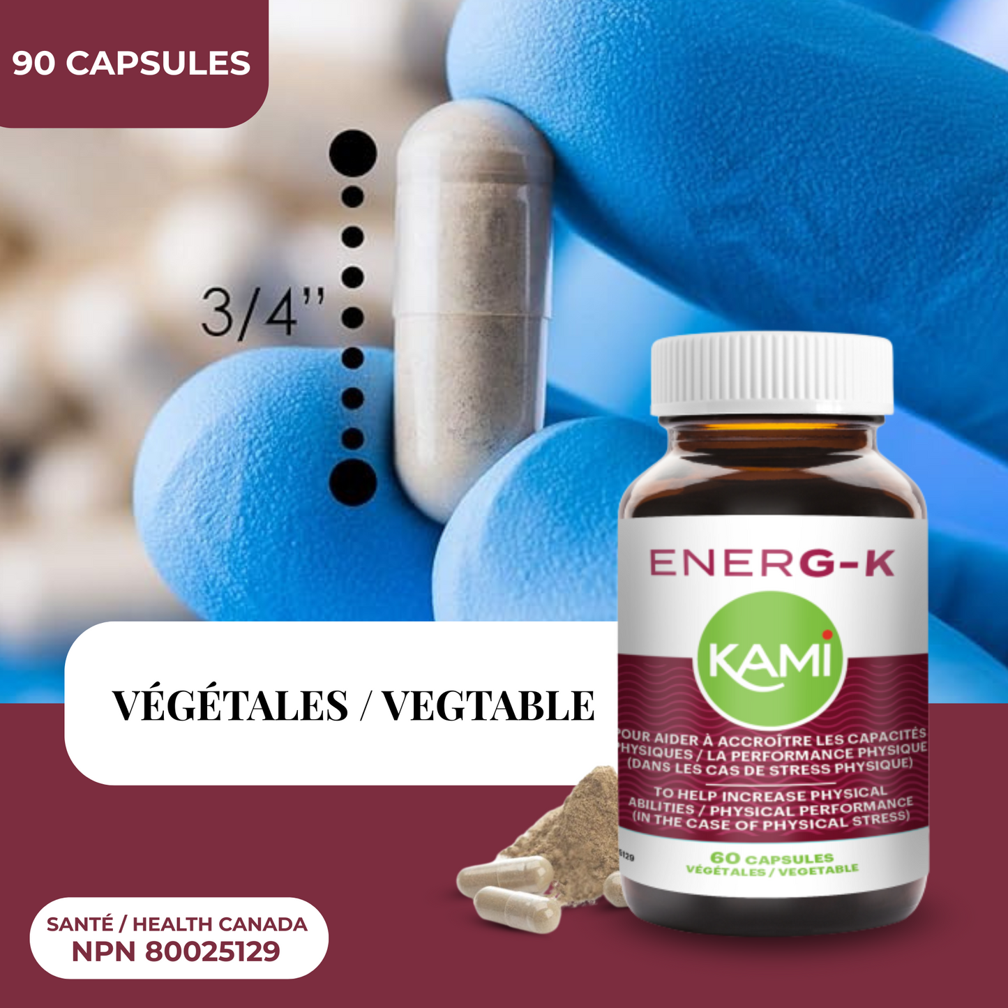 Energ-K | Energy & Performance | 60 capsules