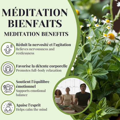 Méditation BIO | Détente mentale | 50 Sachets