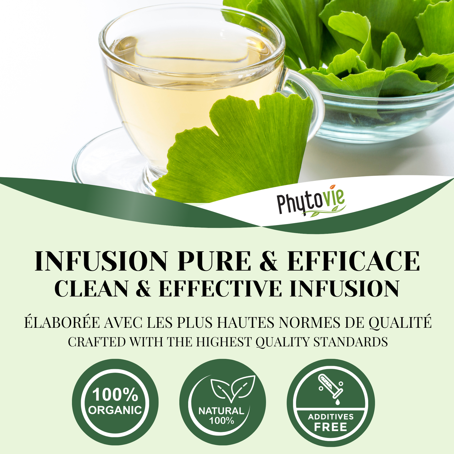 Ginkgo biloba BIO | Toux & vitalité | 50 Sachets