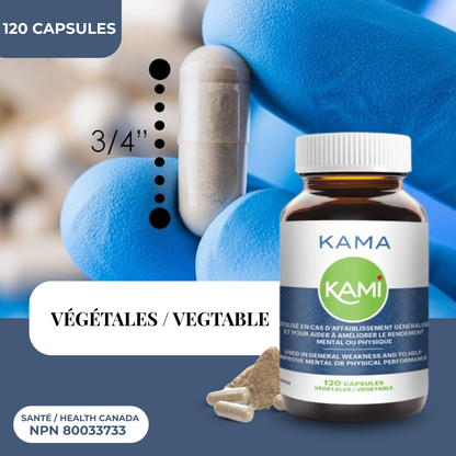 KAMA | Stress & Concentration | 120 capsules