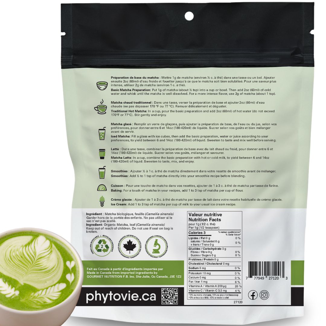 Matcha BIO | Énergie | 100 grammes