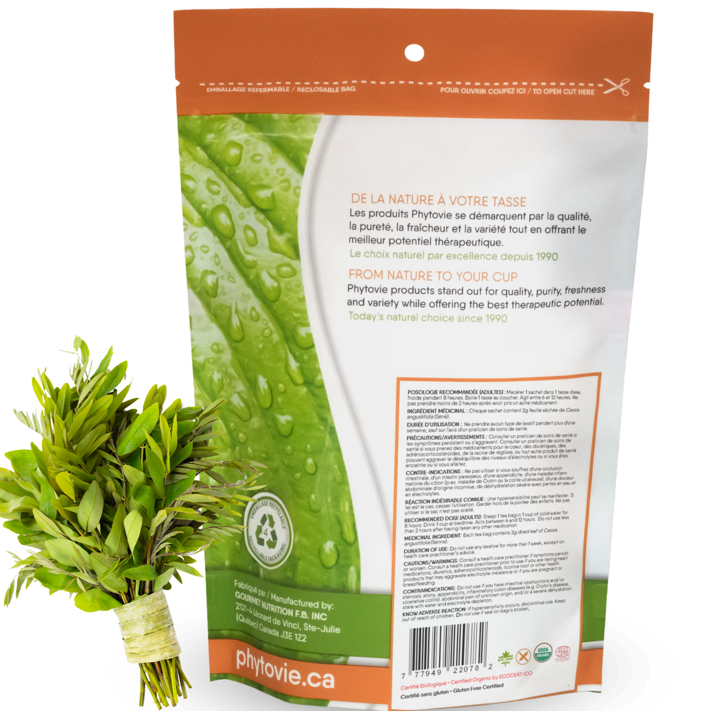 Organic Senna | Laxative | 25 sachets