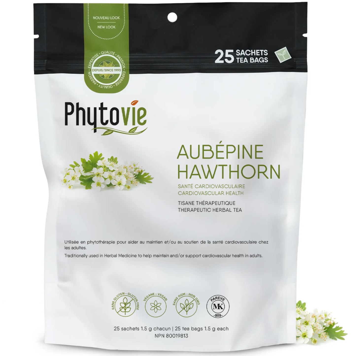 Aubépine | Santé cardiovasculaire | 25 Sachets