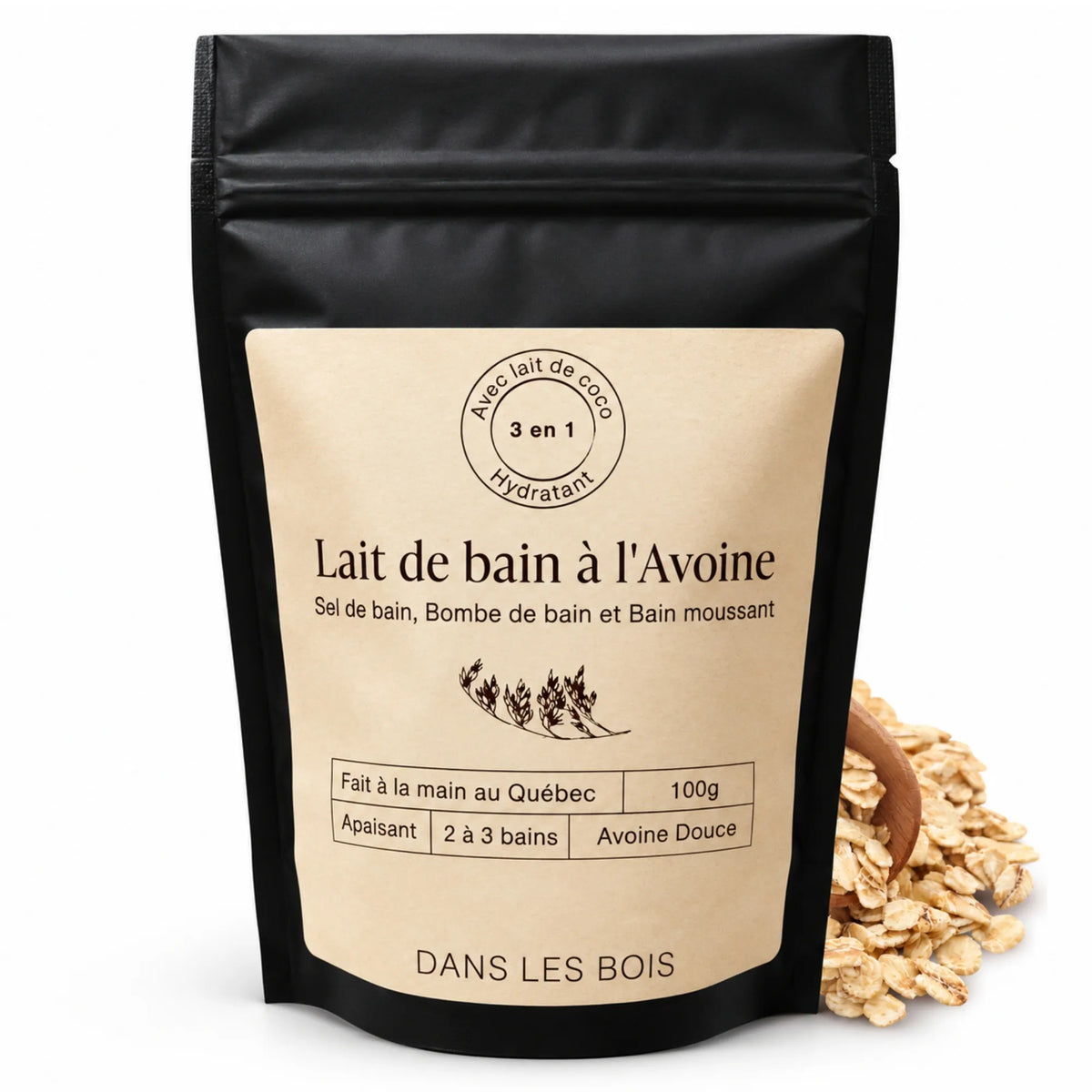 Lait de bain à l'avoine