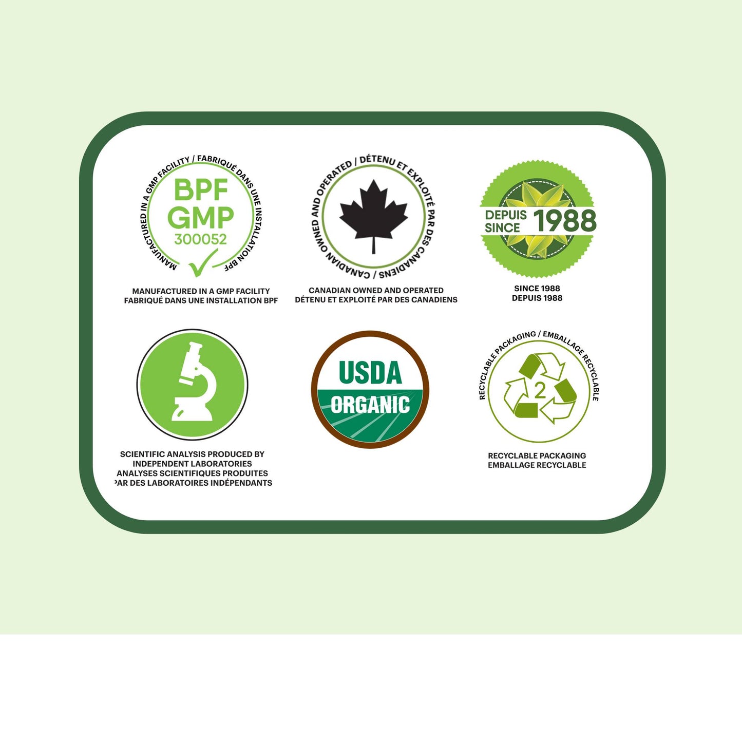 Badjes et certification eucalyptus en vrac bio